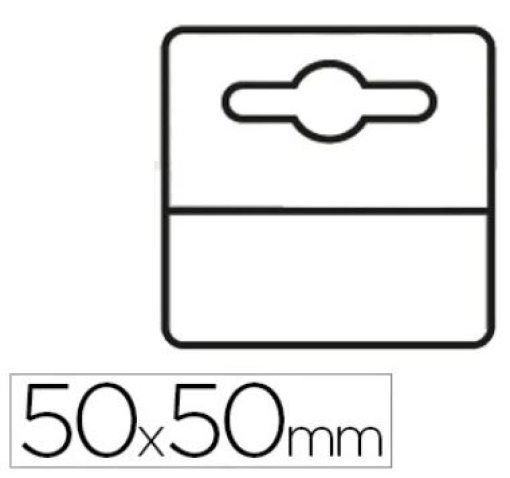 Etiqueta Para Pendurar Adesiva 3l Office PVC 50x50mm Pack de 1000uni