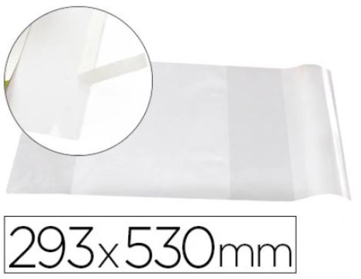 Forra Livros liderpapel Com Aba Ajustavel Adesiva 293 x530mm (AD08)