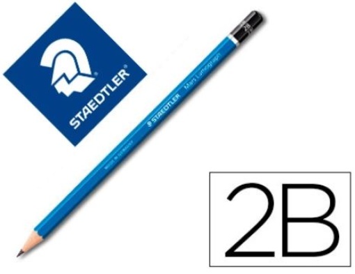 Lapis Grafite Staedtler Mars Lumograph 100 2B