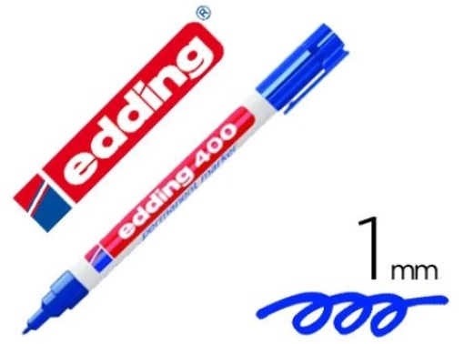 Marcador Edding 400 Azul