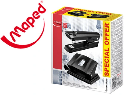 Agrafador + Furador Maped Essentials (898014)