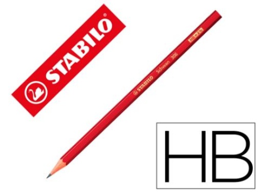 Lapis Grafite Stabilo Swano 306 HB