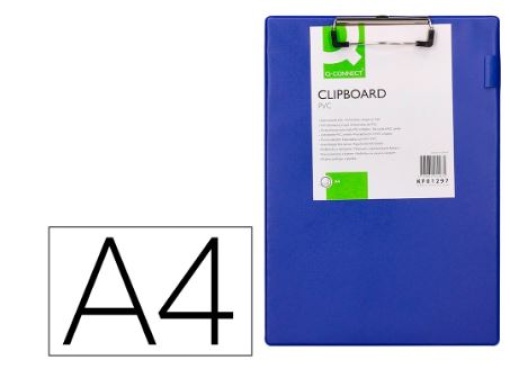 Porta Notas Q-Connect Miniclips PVC Azul (KF01297)