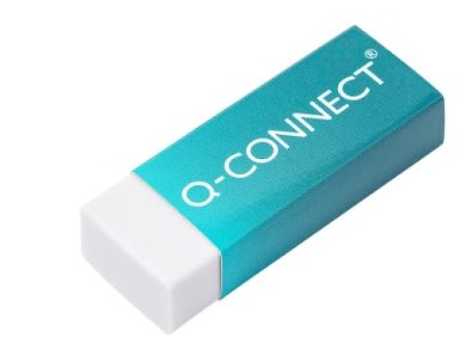 Borracha Branca Q-Connect Plastica Escolar (KF00236)