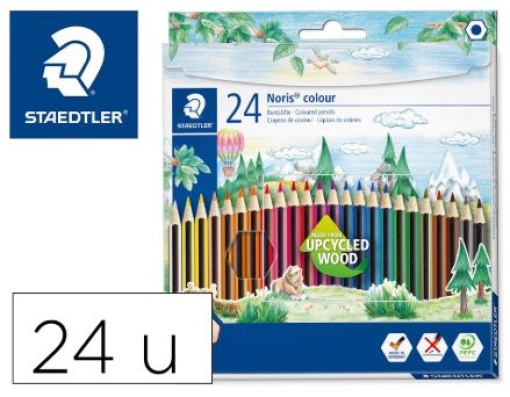 Lapis Cor Staedtler Wopex Ecologico Cx.24 Cores (185 C24)
