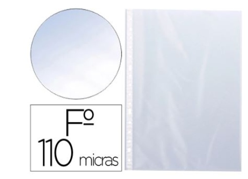 Bolsa Catalogo Q-Connect Folio 110mic Cristal Cx.100un (KF17452)