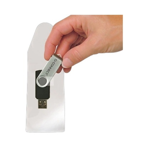 Envelope Polipropileno Q-Connect Autoadesivas P/ Memorias USB (KF22350)