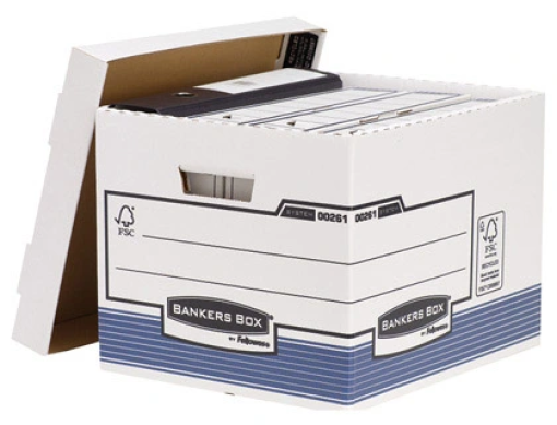 Caixa Arquivo Definitivo Fellowes Cartao Reciclado Cap.4cx Arquivo A4 333X292X404mm(0026101)