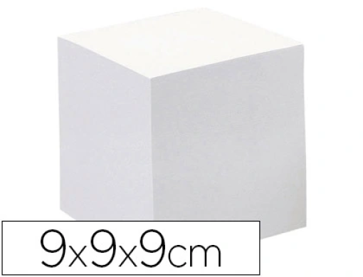 Bloco Notas Quo Vadis Colado Branco 680fls 100% Reciclado 90gr 90x90x90mm (236004Q)