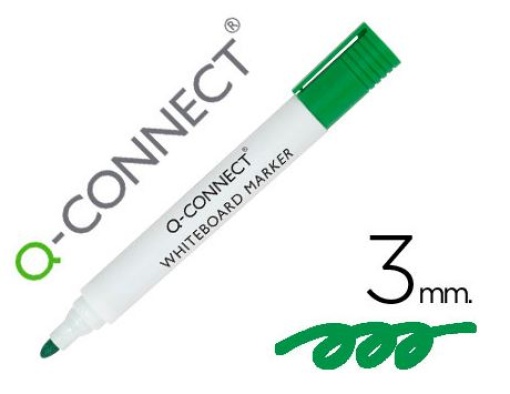 Marcador Quadro Branco Q-Connect Verde (KF26009)	