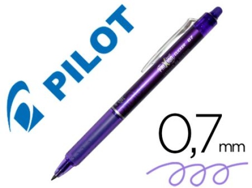 Esferografica Pilot Frixion Clicker Apagavel 0,7mm Violeta (NFCVI)