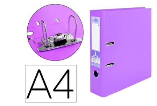 Pasta de Arquivo Liderpapel Documenta Pvc A4 75mm Lilas (AZ74)