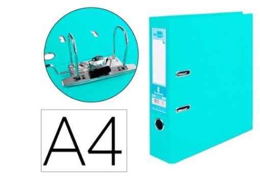 Pasta de Arquivo Liderpapel Documenta PVC A4, 75mm Verde Claro (AZ76)