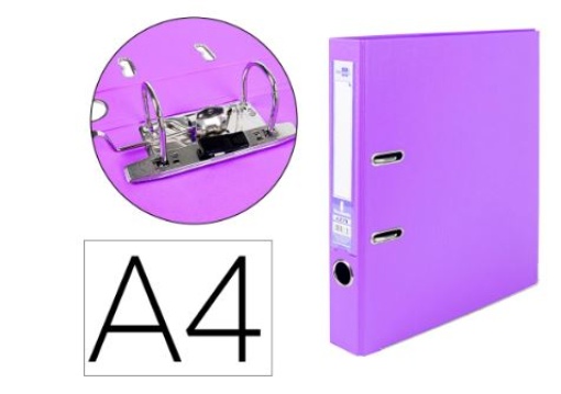 Pasta de Arquivo Liderpapel Documenta PVC A4 52mm Lilas (AZ79)