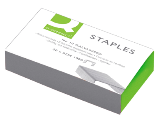 Agrafos Q-Connect Galvanizados Nº10 Cx.1000 (KF01281)