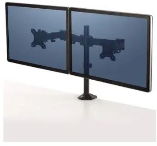 Braço Para Monitor Fellowes Serie Reflex Ajustavel Em Altura 2 Monitores Normativa Vesa (8502601)