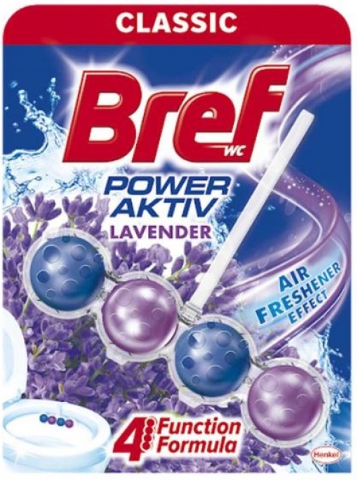 Bloco Sanitario Bref Power Active 50gr Bolas Lavanda