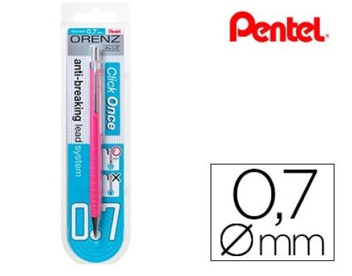Lapiseira Pentel Orenz 0,7mm Rosa Blister 1unid. (XPP507-PX)
