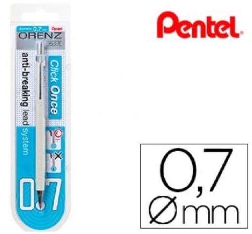 Lapiseira Pentel Orenz 0,7mm Branca Blister 1unid. (XPP507-WX)