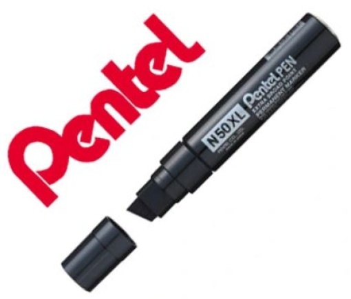 Marcador Permanente Pentel N50XL (13,5mm) Preto