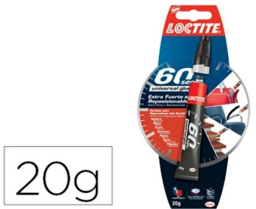 Cola Universal Loctite Extra Forte 20gr 60 Segundos (2066112-PT)