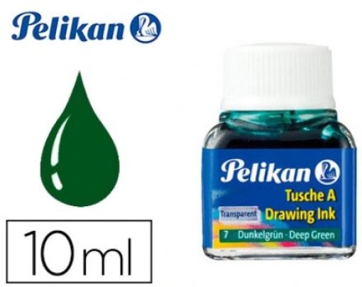 Tinta da China Pelikan Frasco 10ml Verde Escuro