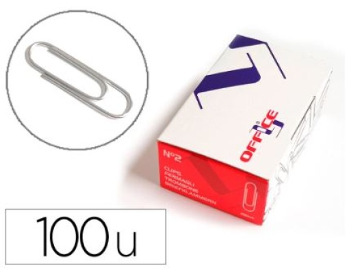 Clips Lismania L-Office Nº2 28mm Cx.100un
