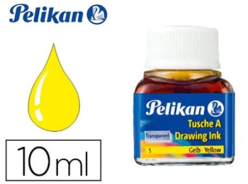 Tinta da China Pelikan Frasco 10ml Amarela
