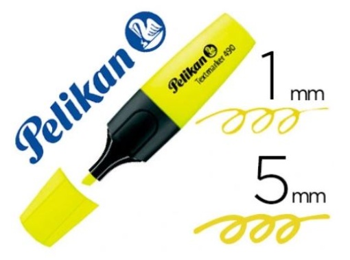 Marcador Fluorescente Pelikan Textmarker 490 Amarelo