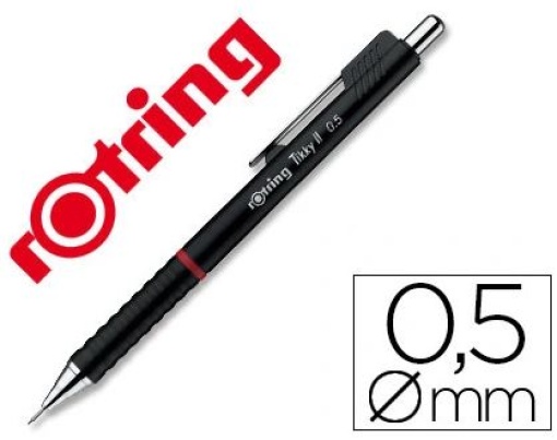 Lapiseira Rotring Tikky II 0,5mm Preta