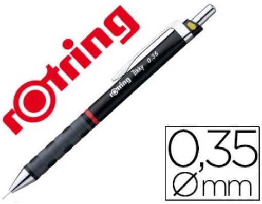 Lapiseira Rotring Tikky 0.35mm Preta