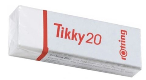 Borracha Branca Rotring Tikky 20
