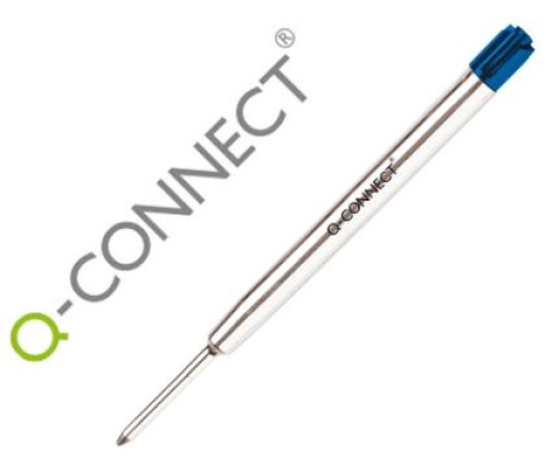 Recarga Para Esferograficas Q-connect Tipo Parker Azul Emb.12uni