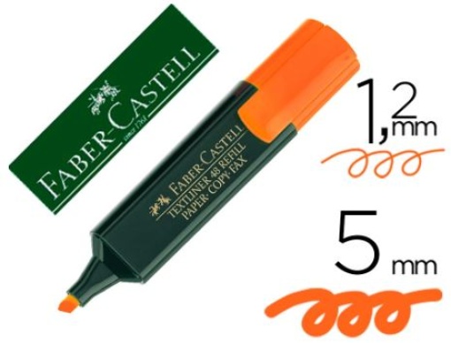 Marcador Fluorescente Faber-Castell Textliner 48-15 Laranja (154815)