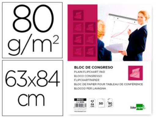 Bloco Congresso Liderpapel 50Folhas 63x84cm (BS02)