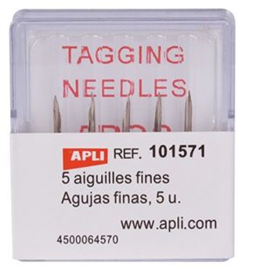 Agulhas para Pistola de Navetes Têxtil Apli 5un