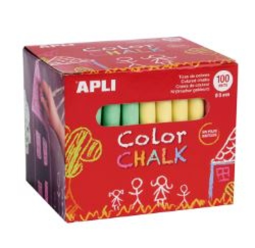 Giz Cores Sortidas Apli Cx 100un
