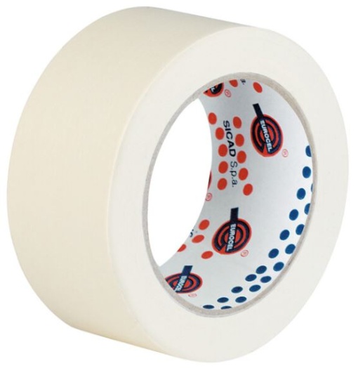 Fita Adesiva Papel Crepe Eurocel 6127 100mmX45m (Pintor)
