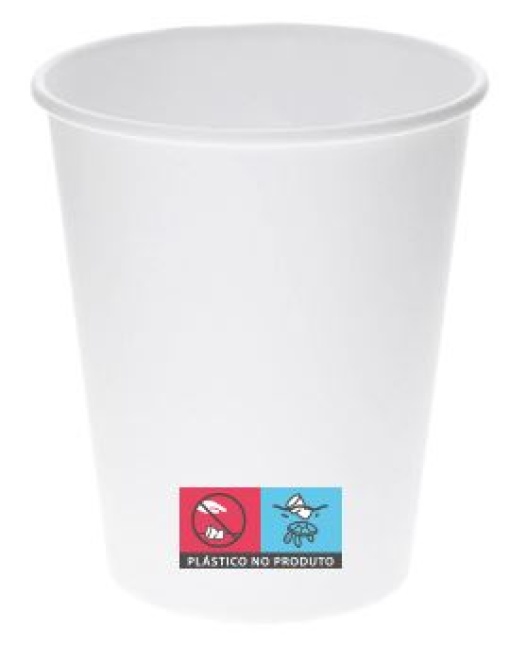 Copo Cartao Branco 6OZ 180ml P/Vending Cx.1000