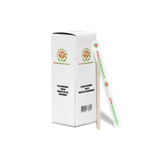 Mexedores de Madeira Individual 90mm Emb.100 