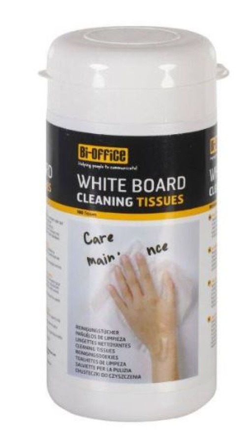 Toalhita Limpeza Quadro Branco 100uni (Bi-Office)