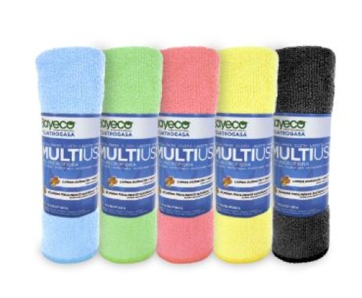 Pano Bayeco Profissional 100% Microfibra Multiusos 40x35 Azul