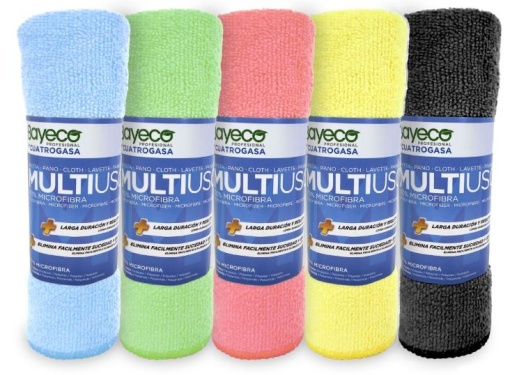 Pano Bayeco Profissional 100% Microfibra Multiusos 40x35 Rosa (Rojo)