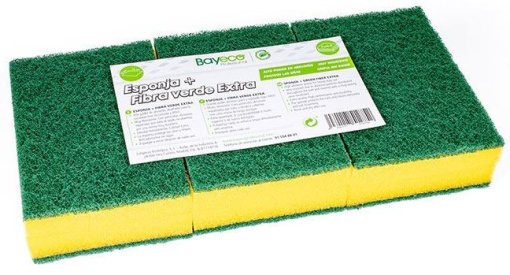 Esponja Lava Loica Bayeco Profesional 10x15cm Pack 6un