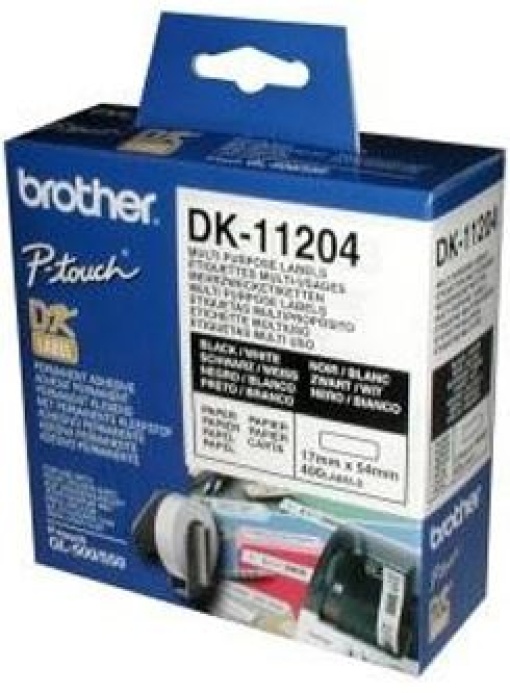 Etiquetas Brother 17x54mm QL-500/550/570/580N/1050/1060N DK-11204