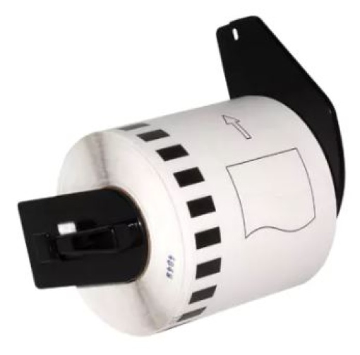 Rolo Pelicula Plastica Transparente Autocolante Compativel Brother 62mmx15,24m (DK22113)