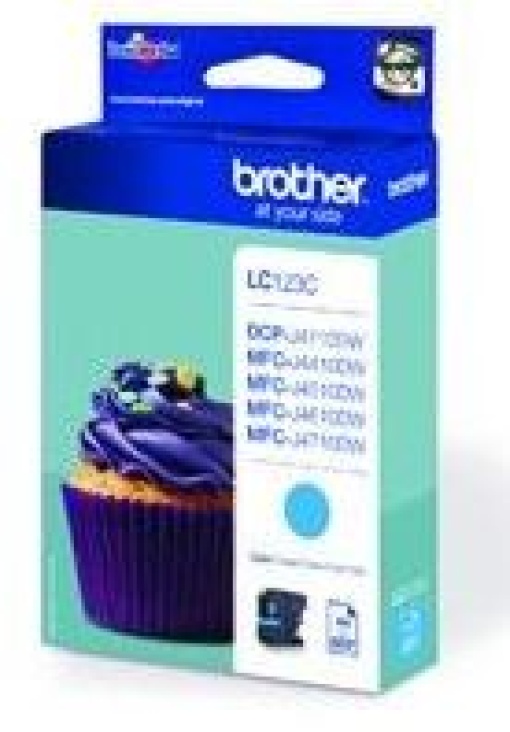 Tinteiro Brother MFCJ4410DW / MFCJ4510DW Azul (LC123)