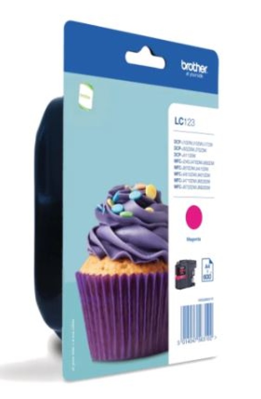 Tinteiro Brother MFCJ4410DW / MFCJ4510DW Magenta (LC123) 