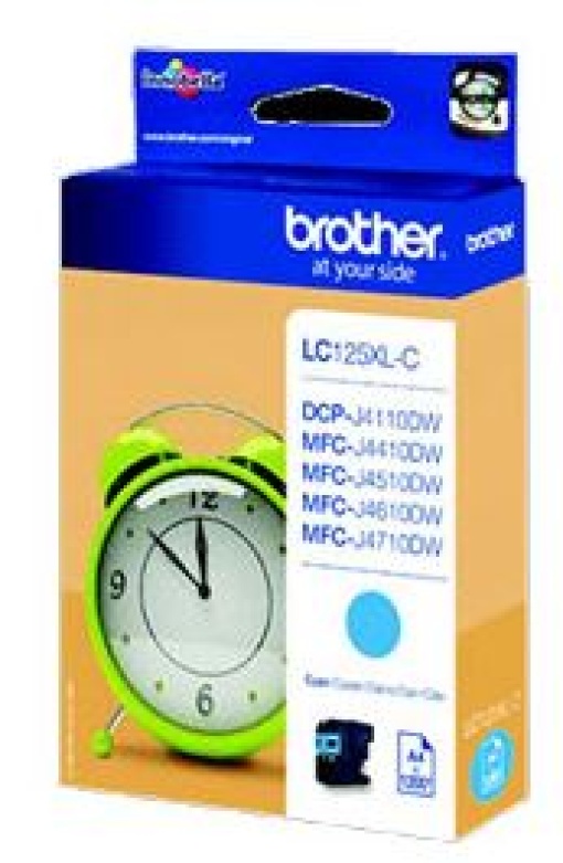 Tinteiro Brother MFCJ4410DW / MFCJ4510DW Azul Alta Capacidade (LC125)