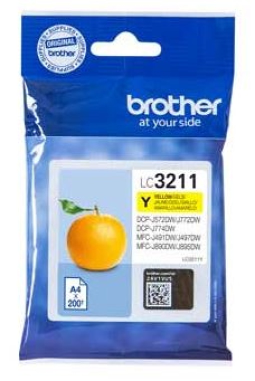  Tinteiro Brother LC3211Y Amarelo 200 Pág.
